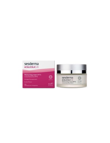 Sesderma Acglicolic 20 Crème Hydratante Spf15 50ml 50% de réduction en Octobre 2024