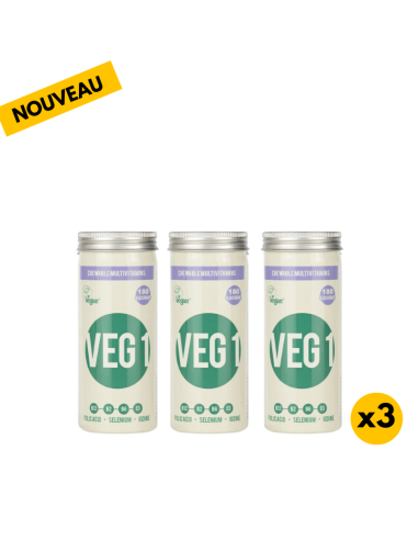 Pack X3 Vitamine B12 VEG1 - 2 parfums pas cher