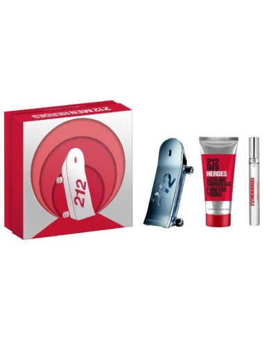 Carolina Herrera 212 Men Heroes Eau De Toilette Vaporisateur 90ml Christmas Coffret 2022 Les êtres humains sont 